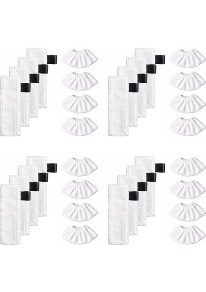 16X Buharlı Paspas Bezi Paçavra Karcher Easyfix Sc2 Sc3 Sc4 Sc5 Mikrofiber Temizleme Koruyucu Örtü Buharlı Temizleyici Aksesuarları (Yurt Dışından)