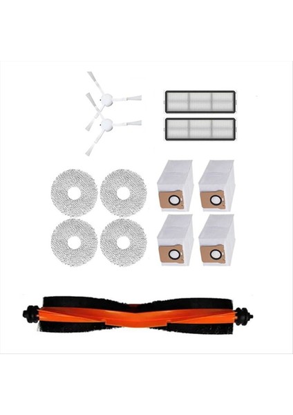 13 Adet Xiaomi X20+/X10+/X20 PLUS/X10 Plus Süpürme Makinesi Aksesuarları Ana Yan Fırça Paspas Filtresi Toz Torbaları (Yurt Dışından) fırsatları