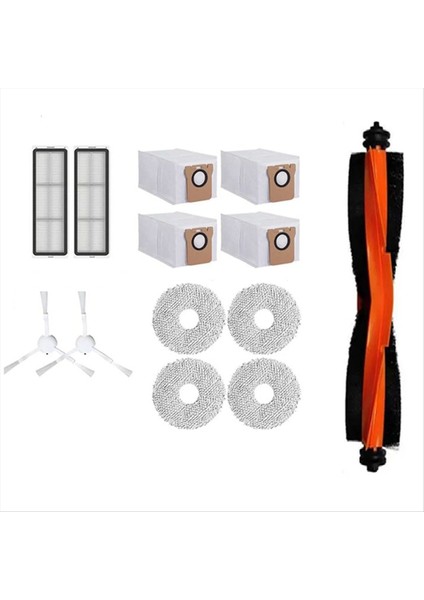 13 Adet Xiaomi X20+/X10+/X20 PLUS/X10 Plus Süpürme Makinesi Aksesuarları Ana Yan Fırça Paspas Filtresi Toz Torbaları (Yurt Dışından) indirimleri