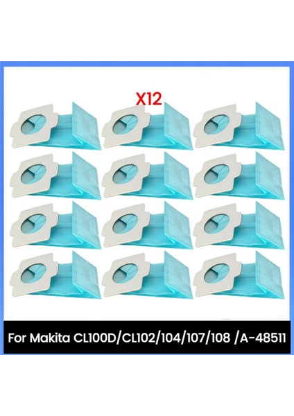 24 Adet Toz Torbaları Makita CL100D/CL102/104/107/108 /A-48511 Elektrikli Süpürge Parçaları Yedek Toz Torbası Çöp Torbası (Yurt Dışından) fiyatları
