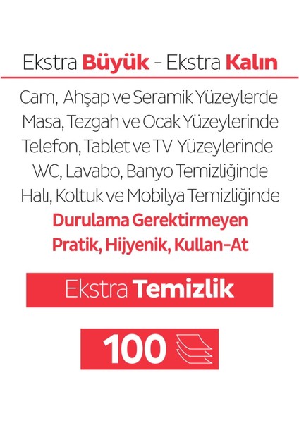 Easy Clean Yüzey Temizlik Havlusu & Mendili Doğa-Çiçek Serisi 6X100 Karma Paket fırsatları