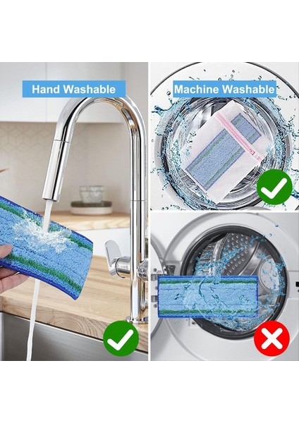 9pcs Irobot Braava Jet M6 Ultimate Robot Mop 6012, 6110, 6112, 6113 Yıkanabilir ve Yeniden Kullanılabilir Paspas Bezi (Yurt Dışından) modelleri