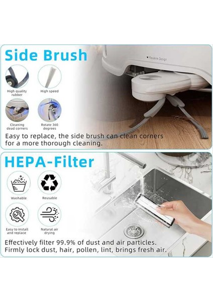 24 Adet Fırça Filtresi Paspas Bezi ve Toz Torbası Roborock Qrevo Curv / P20 Pro Vakum Aksesuarları Yedek Parçalar (Yurt Dışından) modelleri