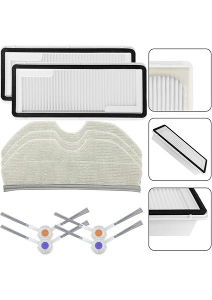 Narwal Freo x Ultra &amp; Freo x Plus / K1 Yan Fırça Hepa Filtre Mop Bezi Yedek Parçalar Kiti (Yurt Dışından) fırsatları