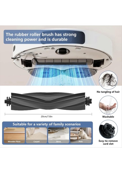 Dreame L40 ULTRA/X40 Ultra Robotlu Süpürge Aksesuarları Toz Torbası Paspas Bezi Ana Yan Fırça Hepa Filtre (Yurt Dışından) fiyatları