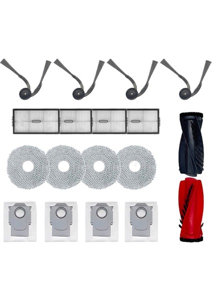 Roborock Saros 10R/G20S Ultra Vakum Yedek Parça Ana Silindir Yan Fırça Filtre Paspas Bezi Toz Torbası Aksesuarları (Yurt Dışından) fiyatları