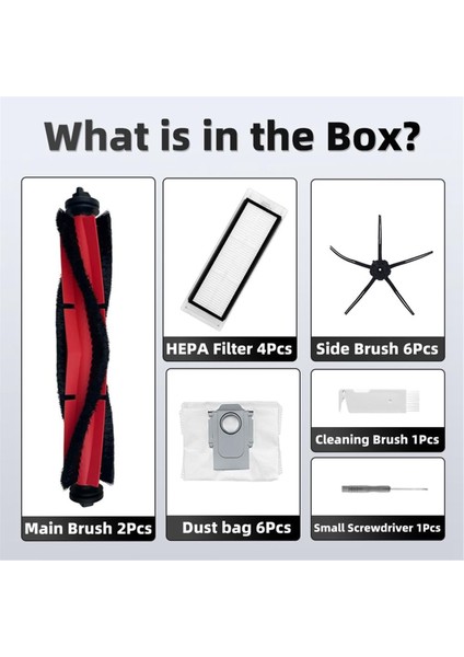 20 Adet Q5 Aksesuarları Kiti Değiştirme Roborock Q5 Robot Vakum Ana Yan Fırçalar Hepa Filtreler Toz Torbaları (Yurt Dışından) indirimleri