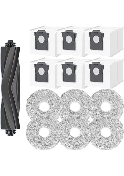 Vakumlu Rulo Fırça Paspas Bezi Toz Torbası Seti Dreame Mova E40 Ultra Yedek Parçalar Ana Fırça Paspas Pedleri Toz Torbası (Yurt Dışından) modelleri