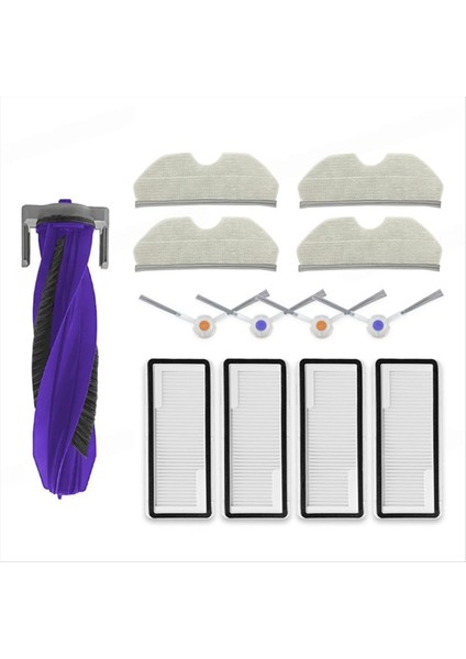 Narwal Freo x Plus Robotlu Süpürge Aksesuarları Ana Silindir Fırça Yan Fırça Hepa Filtre Paspas Pedi Aksesuarları (Yurt Dışından)