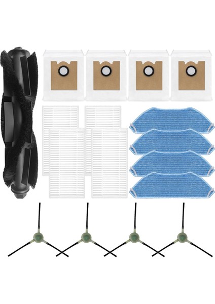 Lefant M2 PRO/M2S Pro Ana Yan Fırça Filtre Paspas Toz Torbası Robotlu Süpürge Aksesuarları Için Yedek Parçalar (Yurt Dışından)