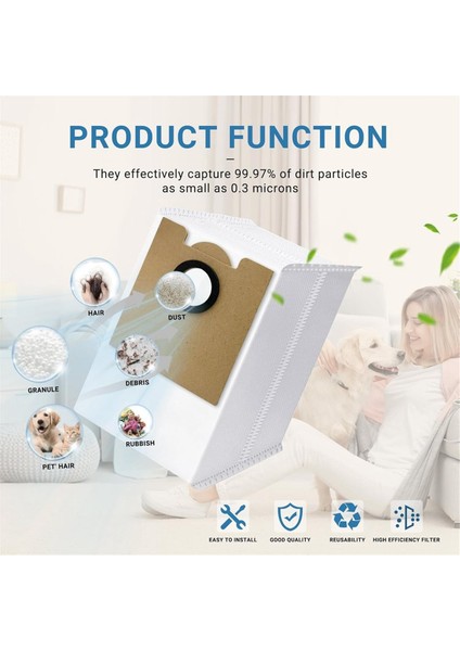 Lefant M2 PRO/M2S Pro Ana Yan Fırça Filtre Paspas Toz Torbası Robotlu Süpürge Aksesuarları Için Yedek Parçalar (Yurt Dışından) fiyatları