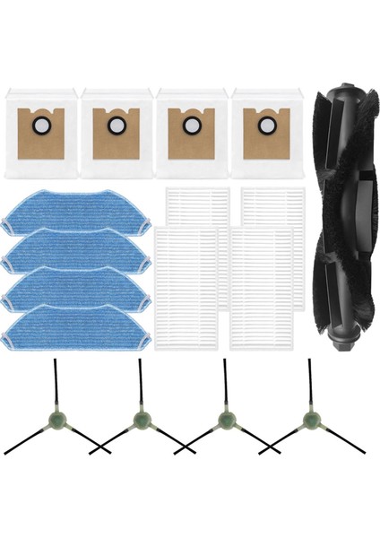 Lefant M2 PRO/M2S Pro Ana Yan Fırça Filtre Paspas Toz Torbası Robotlu Süpürge Aksesuarları Için Yedek Parçalar (Yurt Dışından) modelleri