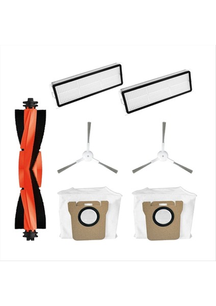 Xiaomi Mijia Omni 2 C102CN B101CN B116 X10 + Vakum Parçaları Ana Yan Fırça Hepa Filtre Toz Torbası Aksesuarları (Yurt Dışından)