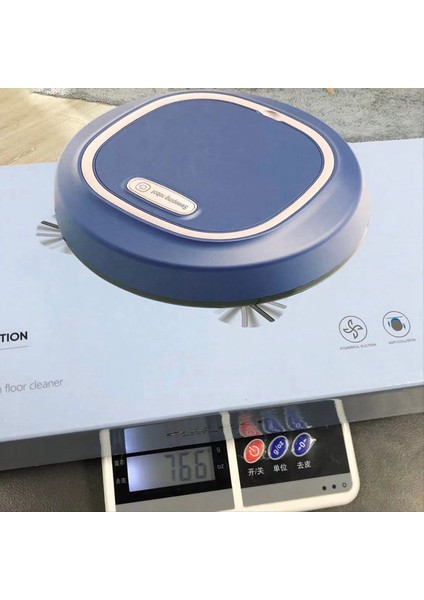 USB Kablosuz Elektrikli Süpürge Robotu Süpürme Paspas Ev Temizlik Robotu Zemin Halısı Süpürgesi Toz Toplayıcı Mavi (Yurt Dışından) fırsatları