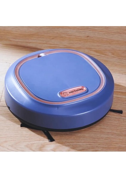 USB Kablosuz Elektrikli Süpürge Robotu Süpürme Paspas Ev Temizlik Robotu Zemin Halısı Süpürgesi Toz Toplayıcı Mavi (Yurt Dışından) indirimleri