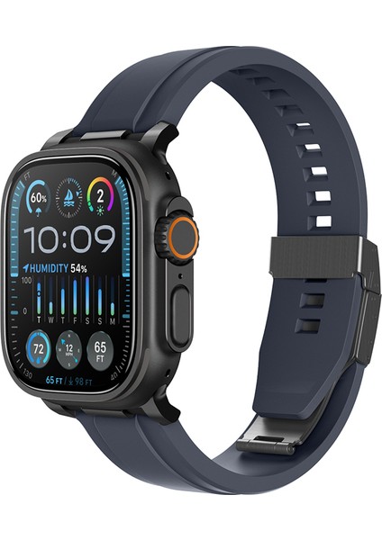 Watch Ultra 49MM Uyumlu Amazingthing Radix Accuguard Seri Akıllı Saat Temperli Ekran Koruyucu Şeffaf