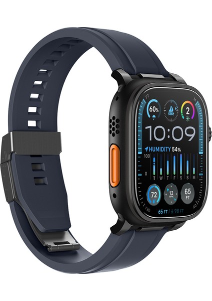 Watch Ultra 49MM Uyumlu Amazingthing Radix Accuguard Seri Akıllı Saat Temperli Ekran Koruyucu Şeffaf