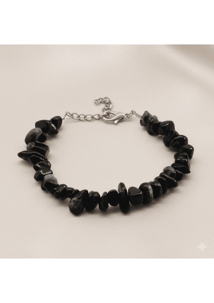 Metal Zincirli Natural Kesim Süleyman Akik Doğaltaş Kadın Bileklik fırsatları