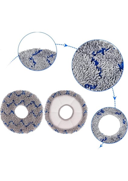 Yeedi M12 Pro Robot Için Vakum Temizleyici Yan Fırça Hepa Filtre Mop Kumaş Toz Torbaları Aksesuarlar (Yurt Dışından) fiyatları