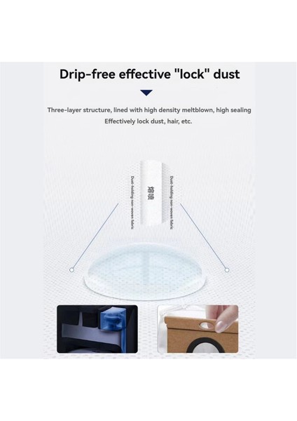 Eufy L50/L60/H9/CONGA 8290 Sweeper Aksesuarları Için 9 Pcs Toz Torbaları, Iyi Çalışacak ve Iyi Çalışmak Için Yapılmış (Yurt Dışından) modelleri