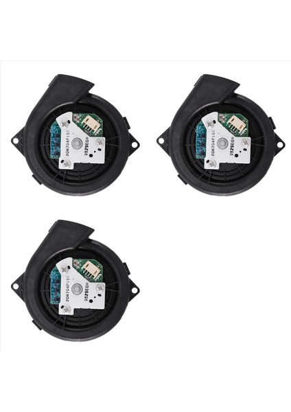3x Robotlu Süpürge Yedek Parça Motor Havalandırma Fan Motoru Xiaomi Mi 1 Nesil Robotik Siyah (Yurt Dışından)