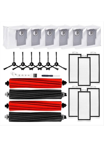 Roborock Q8 Max/q8 Max+ Q5 Pro/q5 Pro+ Q5 Max+ Q5 Duoroller+ Robot Vakum Yedek Parçaları Için Aksesuar Kiti (Yurt Dışından)