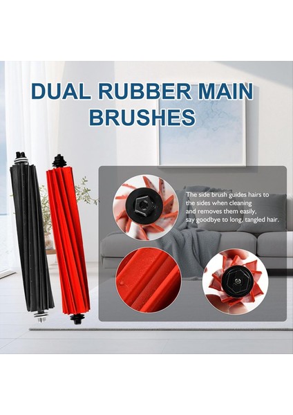 Roborock Q8 Max/q8 Max+ Q5 Pro/q5 Pro+ Q5 Max+ Q5 Duoroller+ Robot Vakum Yedek Parçaları Için Aksesuar Kiti (Yurt Dışından) modelleri