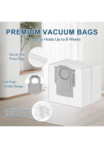 Roborock Q8 Max/q8 Max+ Q5 Pro/q5 Pro+ Q5 Max+ Q5 Duoroller+ Robot Vakum Yedek Parçaları Için Aksesuar Kiti (Yurt Dışından) indirimleri