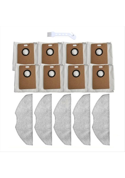 Tapo RV30 Max Plus RV20 Max Plus RVA301 RVA202 Vakum Aksesuarları Için Toz Torbası Paspas Bezi (Yurt Dışından)