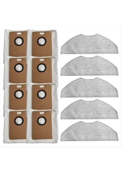 Tapo RV30 Max Plus RV20 Max Plus RVA301 RVA202 Vakum Aksesuarları Için Toz Torbası Paspas Bezi (Yurt Dışından) modelleri