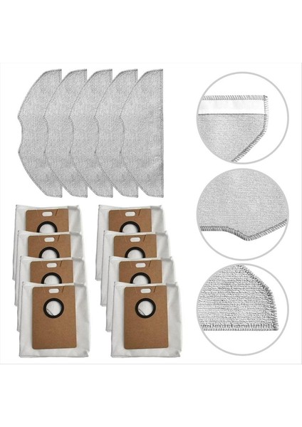 Tapo RV30 Max Plus RV20 Max Plus RVA301 RVA202 Vakum Aksesuarları Için Toz Torbası Paspas Bezi (Yurt Dışından) fırsatları