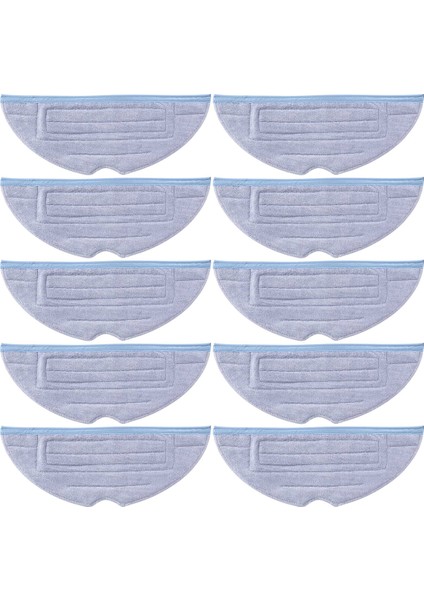 Roborock Için 10 Paket Paspas Bezi S7 S7+ T7 T7 Artı G10 G10S Pro Vakum Mop Pedler Rag Değiştirme (Yurt Dışından)