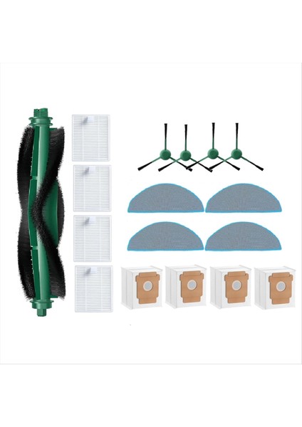 3irobot Roomba 104 Combo / 105 Vac / 105 Combo / 105 Combo+ / Q052 Süpürme Makinesi Aksesuarları Için 17 Adet (Yurt Dışından)