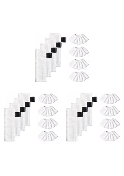 12X Buharlı Paspas Bezi Paçavra Karcher Easyfix Sc2 Sc3 Sc4 Sc5 Mikrofiber Temizleme Koruyucu Örtü Buharlı Temizleyici Aksesuarları (Yurt Dışından)