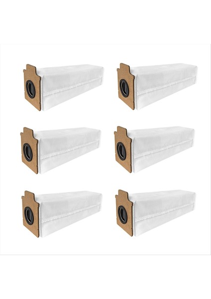 Dreame Z40 Istasyonu Için 6 Adet Toz Torbası Islak Kuru Elektrikli Süpürge Torbası Aksesuarları Kitleri (Yurt Dışından)