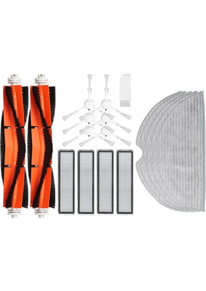 Xiaomi Dreame D9 L10 Pro Trower Robot Lds Vakum Bulucu Yedek Parçalar Aksesuarlar Ana Yan Fırça Pas Paspası Hepa Filtre (Yurt Dışından)