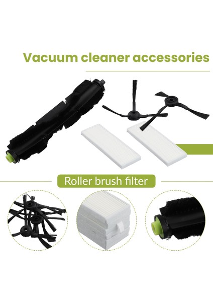 13PCS Roller Fırça Filtre Yan Fırça Yedek Parçaları Qihoo 360 S10 X100 Max Robotik Vakum Süpürücü (Yurt Dışından) fırsatları