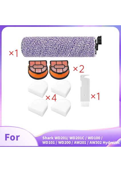 Shark Için WD201/ WD201C / WD100 / WD101 / WD200 / AW201 / AW302 Hydrovac Elektrikli Süpürge Rulo Fırça Filtresi (Yurt Dışından) fiyatları