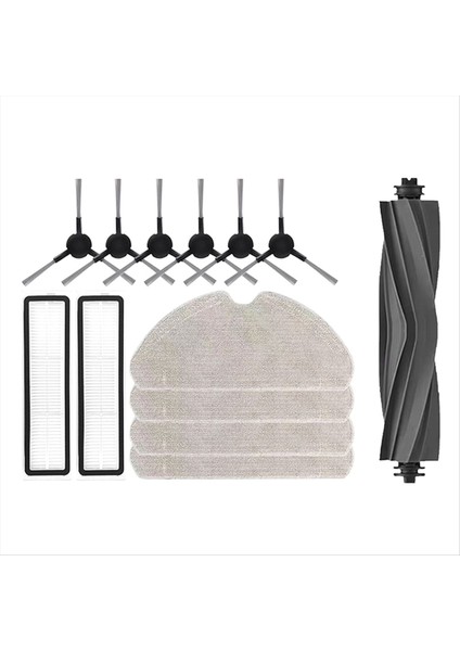 Dreame D9 Max Gen2 Robot Vakum Aksesuarları Parçaları Kauçuk Ana Yan Fırçalar Paspas Bezleri Hepa Filtreler Yedek Parçalar (Yurt Dışından) fiyatları