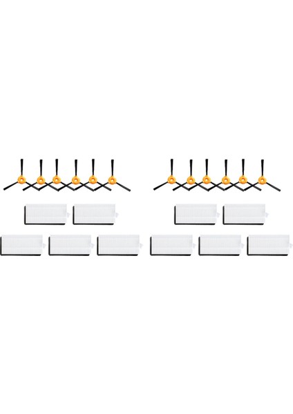 10X Yan Fırça Filtresi Yedek Parça Kitleri Ecovacs Deebot N79 N79S Yeedi K600 K700 Robotik Elektrikli Süpürge (Yurt Dışından)
