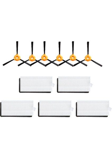 10X Yan Fırça Filtresi Yedek Parça Kitleri Ecovacs Deebot N79 N79S Yeedi K600 K700 Robotik Elektrikli Süpürge (Yurt Dışından) fiyatları