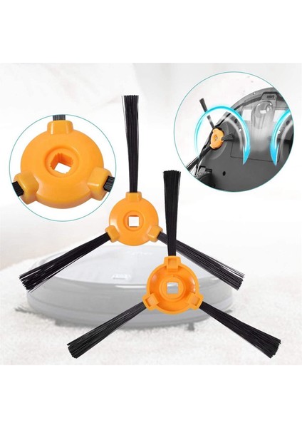10X Yan Fırça Filtresi Yedek Parça Kitleri Ecovacs Deebot N79 N79S Yeedi K600 K700 Robotik Elektrikli Süpürge (Yurt Dışından) indirimleri