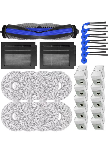 31 Adet Ecovacs Deebot T30C OMNI/T30C Pro Omni Elektrikli Süpürge Parçaları Ana Fırça Filtresi Toz Torbası Paspas Bezi (Yurt Dışından) fiyatları