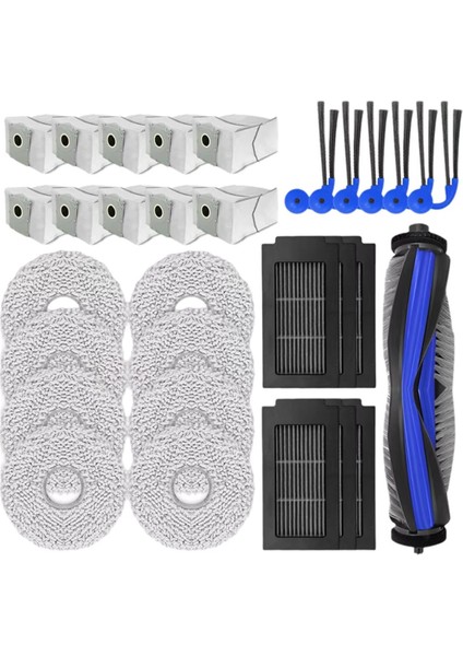 31 Adet Ecovacs Deebot T30C OMNI/T30C Pro Omni Elektrikli Süpürge Parçaları Ana Fırça Filtresi Toz Torbası Paspas Bezi (Yurt Dışından) modelleri