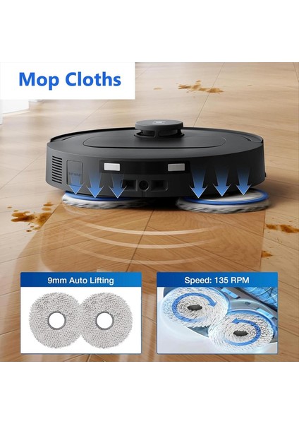 Ecovacs Deebot T30C OMNI/T30C Pro Omni Robot Vakum Aksesuar Kiti Için Yedek Parçalar (Yurt Dışından) fırsatları