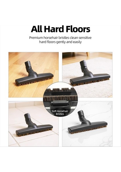 Miele Elektrikli Süpürgeler Için At Kılı Zemin Başlığı 12 Inç Geniş Parke Zemin Fırçası Vakum Aparatı Olarak Yedek Parçalar (Yurt Dışından) modelleri