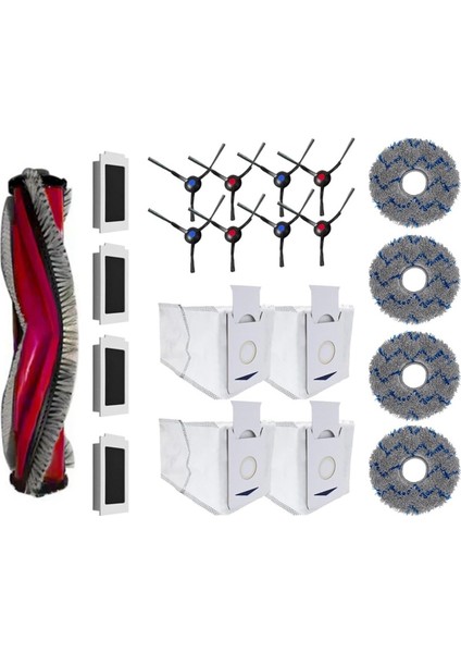 Ecovacs Için T30 Pro Max Vacum Seçer Sanak Fırch Boşlukuzuz Toz Toak Filtre Yedek Parçalar Aksesuarlar (Yurt Dışından)