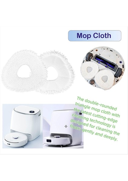 Paspas Bezi Için Uygun Narwal T10 J1 J2 Robotlu Süpürge Aksesuarları Mikrofiber Paspas Bezi Süpürgesi Paspas Kiti (Yurt Dışından) fırsatları