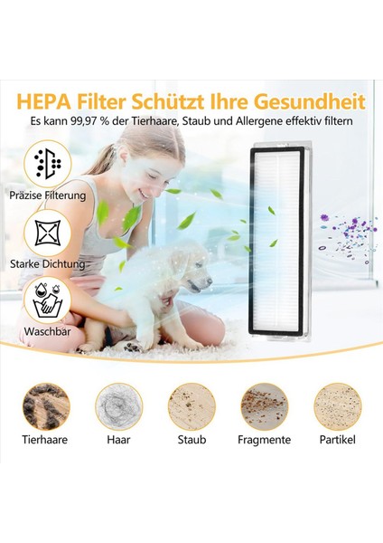 Xiaomi X20+ /X10+ Robotlu Süpürge Için 2 Takım Aksesuar Seti Ana Fırça Paspas Pedi Toz Torbaları Yan Fırça Filtreleri (Yurt Dışından) fırsatları