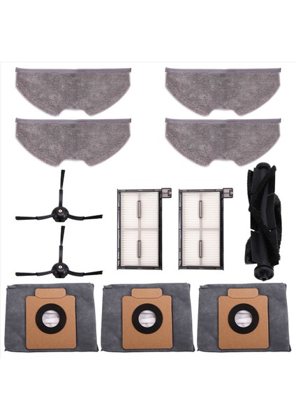 Eufy X8 Pro Robot Yedek Parçaları Için Ana Roller Fırçası Hepa Filtre Mop Pad Kumaş Toz Çanta Aksesuarları (Yurt Dışından) fiyatları